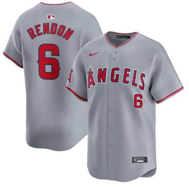 Men's Los Angeles Angels #6 Anthony Rendon Gray Away Limited Baseball Stitched Jersey Dzhi,We sell and wholesale Men's Los Angeles Angels #6 Anthony Rendon Gray Away Limited Baseball Stitched Jersey Dzhi on line form chian!